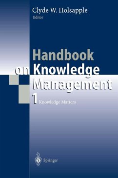 Handbook on Knowledge Management 1 - Holsapple, Clyde W. (ed.)