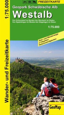 Westalb Geopark Schwäbische Alb Rad- und Freizeitkarte - GeoMap