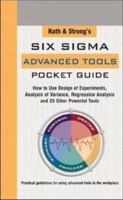 Rath & Strong's Six Sigma Advanced Tools Pocket Guide - Stagliano, Augustine A.