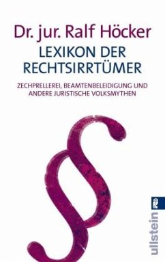 Lexikon der Rechtsirrtümer - Höcker, Ralf
