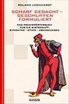Cover Scharf gedacht - geschliffen formuliert
