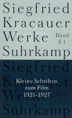 Werke in neun Bänden, 6 Teile / Werke 6 - Kracauer, Siegfried