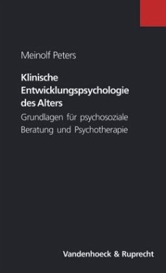 Klinische Entwicklungspsychologie des Alters - Peters, Meinolf