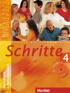 Cover Schritte 4, m. 1 Buch / Schritte - Deutsch als Fremdsprache 4