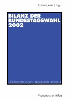 Bilanz der Bundestagswahl 2002 - Jesse, Eckhard (Hrsg.)