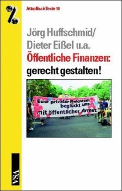 Öffentliche Finanzen: gerecht gestalten! - Huffschmid, Jörg;Eißel, Dieter