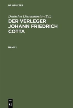 Der Verleger Johann Friedrich Cotta