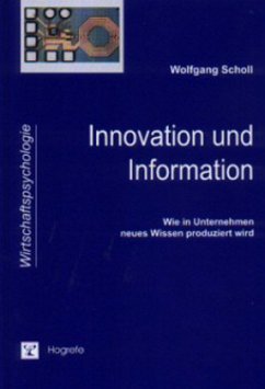 Innovation und Information - Scholl, Wolfgang