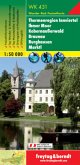 WK 431 Thermenregion Innviertel - Ibmer Moor - Kobernaußerwald - Braunau - Burghausen - Marktl, Wanderkarte 1:50.000