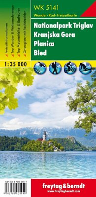 Freytag & Berndt Wander-, Rad- und Freizeitkarte Nationalpark Triglav, Kranjska Gora, Planica, Bled