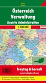 Österreich Verwaltung, 1:500.000, Poster metallbestäbt Österreich Verwaltung, 1:500.000, Poster metallbestäbt