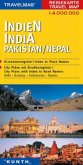 KUNTH Reisekarte Indien, Pakistan, Nepal 1:4 Mio. / Travelmag Reisekarten KUNTH Reisekarte Indien, Pakistan, Nepal 1:4 Mio. / Travelmag Reisekarten