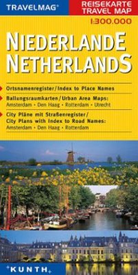 Cover Travelmag Reisekarte Niederlande. Netherlands / Travelmag Reisekarten