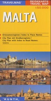 Cover Travelmag Reisekarte Malta / Travelmag Reisekarten