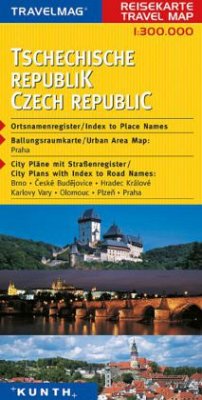 KUNTH Reisekarte Tschechische Republik 1:300 000 / Travelmag Reisekarten