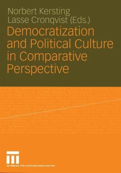Democratization and Political Culture in Comparative Perspective - Kersting, Norbert / Cronqvist, Lasse (Hgg.)
