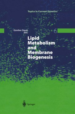 Lipid Metabolism and Membrane Biogenesis - Daum, Günther (Hrsg.)