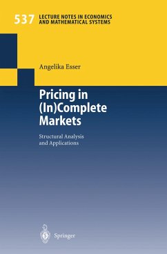 Pricing in (In)Complete Markets - Eßer, Angelika