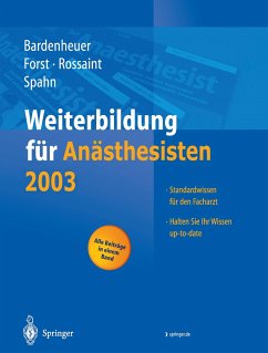 Weiterbildung für Anästhesisten 2003