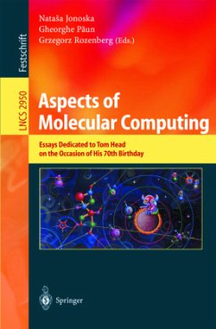 Aspects of Molecular Computing - Jonoska