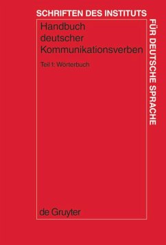 Wörterbuch - Harras, Gisela; Proost, Kristel; Erb, Sabine; Winkler, Edeltraud