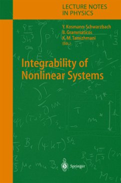 Integrability of Nonlinear Systems - Kosmann-Schwarzbach, Yvette / Grammaticos, Basil / Tamizhmani, K. M. (Hgg.)