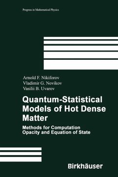 Quantum-Statistical Models of Hot Dense Matter - Nikiforov, Arnold F.;Novikov, Vladimir;Uvarov, Vasilii B.