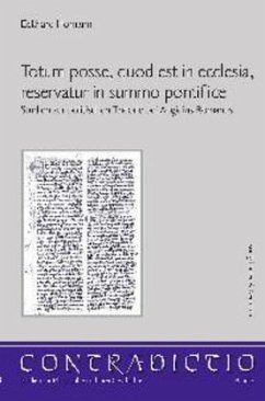 Cover Totum posse, quod est in ecclesia, reservatur in summo pontifice