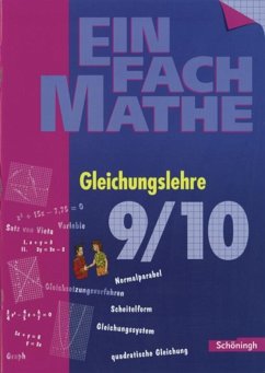 EinFach Mathe. Gleichungslehre 2