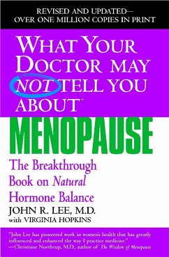 What Your Doctor May Not Tell You about Menopause - Lee, John R; Hopkins, Virginia