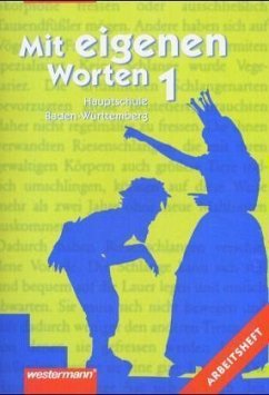 Cover 5./6. Schuljahr, Arbeitsheft / Mit eigenen Worten, Hauptschule Baden-Württemberg 1