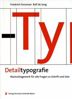 Detailtypografie - Forssman, Friedrich;Jong, Ralf de