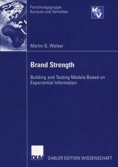 Brand Strength - Walser, Martin G.