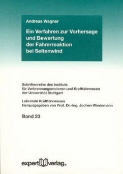 Ein Verfahren zur Vorhersage und Bewertung der Fahrerreaktion bei Seitenwind - Wagner, Andreas