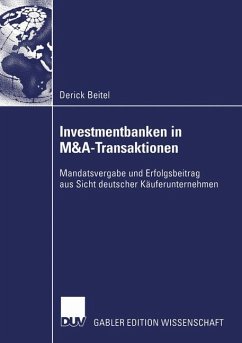 Investmentbanken in M&A-Transaktionen