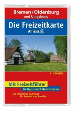 Cover Die Freizeitkarte Bremen, Oldenburg und Umgebung