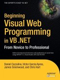 Beginning Visual Web Programming in VB .NET