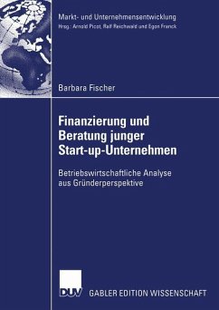 Finanzierung und Beratung junger Start-up-Unternehmen - Fischer, Barbara