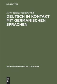 Deutsch im Kontakt mit germanischen Sprachen - Munske, Horst Haider (Hrsg.)