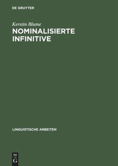 Nominalisierte Infinitive - Blume, Kerstin