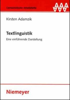 Textlinguistik - Adamzik, Kirsten