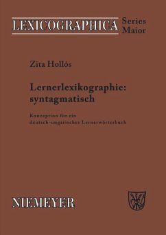 Lernerlexikographie: syntagmatisch - Hollos, Zita
