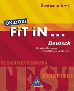 Cover OKiDOKi fit in Deutsch für den Übergang von Klasse 6 in Klasse 7