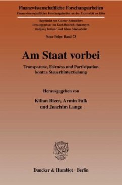 Am Staat vorbei - Bizer, Kilian / Falk, Armin / Lange, Joachim (Hgg.)