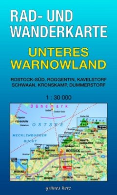 Rad- und Wanderkarte Unteres Warnowland