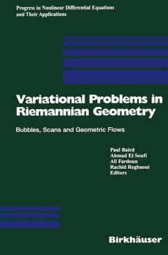 Variational Problems in Riemannian Geometry - Baird, Paul / El Soufi, Ahmad / Fardoun, Ali / Regbaoui, Rachid (eds.)