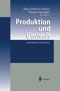 Produktion und Umwelt - Haasis, Hans-Dietrich / Spengler, Thomas (Hgg.)