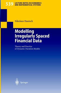 Modelling Irregularly Spaced Financial Data - Hautsch, Nikolaus