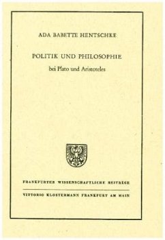 Cover Politik und Philosophie bei Plato und Aristoteles