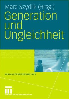 Generation und Ungleichheit - Szydlik, Marc (Hrsg.)